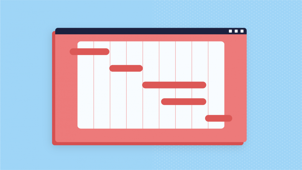 An illustration of a Gantt chart