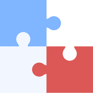 An illustration of puzzle pieces matching together